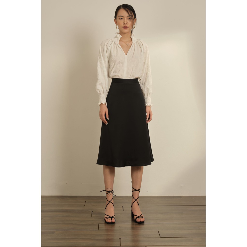 Váy dài đen cơ bản EDINI - V344 | BigBuy360 - bigbuy360.vn