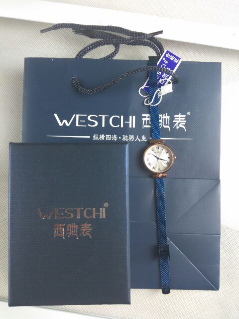 Đồng hồ nữ Westchi dây nhuyễn chính hãng full hộp cực xinh