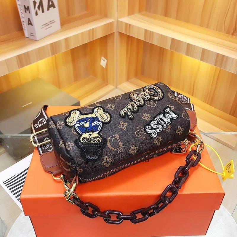 Túi Đeo Chéo Vai Hình Gấu Phong Cách Retro Thời Trang 2022 Dành Cho Nữ