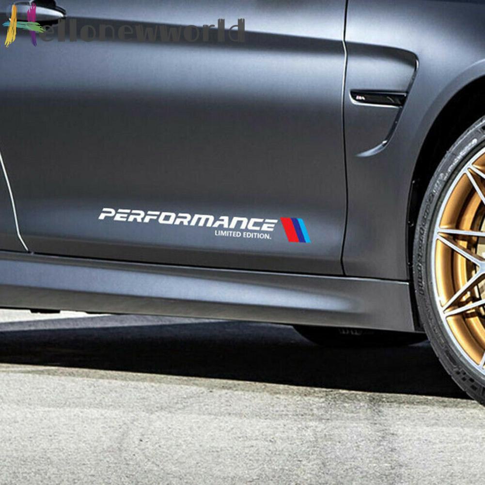 Set 2 Miếng Dán Phản Quang Trang Trí Cửa Xe Hơi