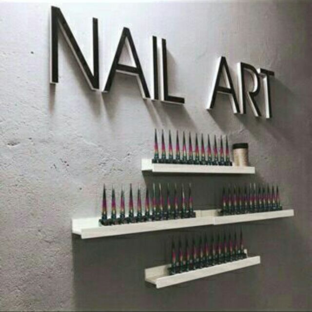 Bộ 4 Kệ nail, kệ sơn treo tường( giá xưởng )