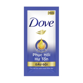 Dây 10 gói dầu gội/xả Dove 6g