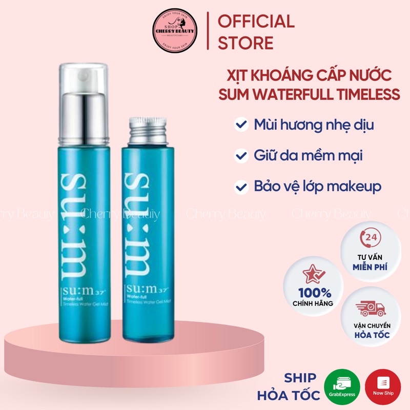 Xịt Khoáng Cấp Nước Sum Waterfull Timeless Water Gel Mist date 2024