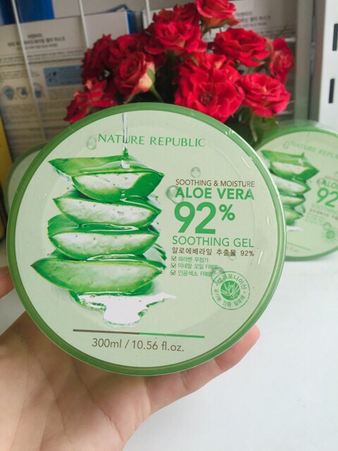 Gel dưỡng ẩm nha đam lô hội - ALOE VERA 92%