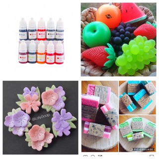 Màu nước màu dầu làm xà phòng làm nến thơm handmade siêu tiết kiệm