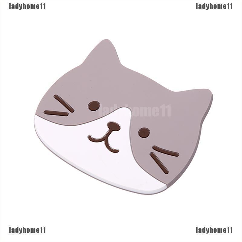 Tấm Lót Bàn Ăn Cách Nhiệt Chống Thấm Nước Hình Mèo Dễ Thương 11}