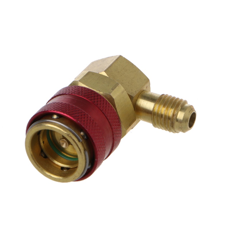 Đầu Nối Nhanh Điều Chỉnh Áp Suất Cao AC R134A Bằng Đồng Cho Máy Điều Hòa