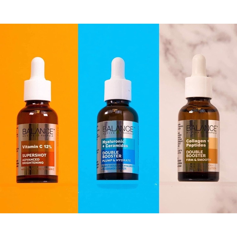Tinh Chất Sáng Da, Mờ Thâm Mụn, Giảm Thâm Nám Balance Active Formula 12% Vitamin C Supershot