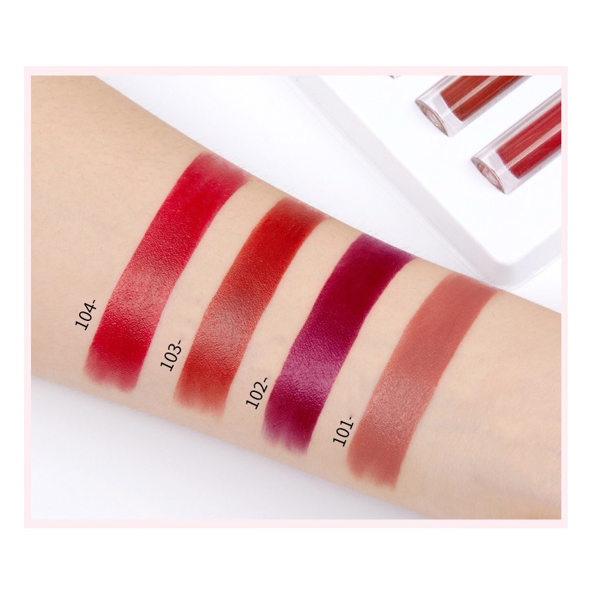 Set 4 cây son kem MayCreate Velvet Mist Matte_FG018 | BigBuy360 - bigbuy360.vn