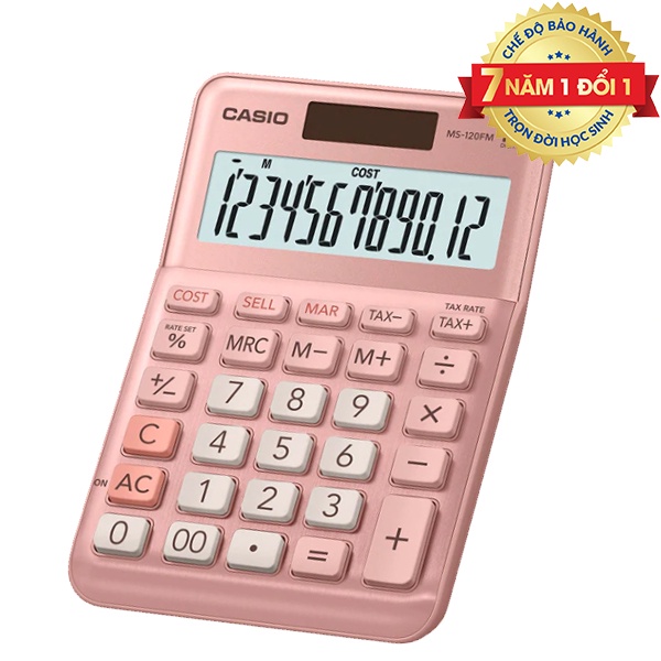 Máy Tính Casio MS - 120FM - PK - 4549526701313