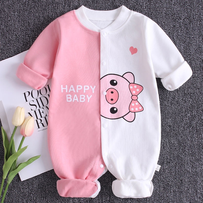 Body liền thân, bodysuit dài tay cotton cho bé trai và bé gái sơ sinh từ 3-13kg, hàng đẹp xuất Hàn