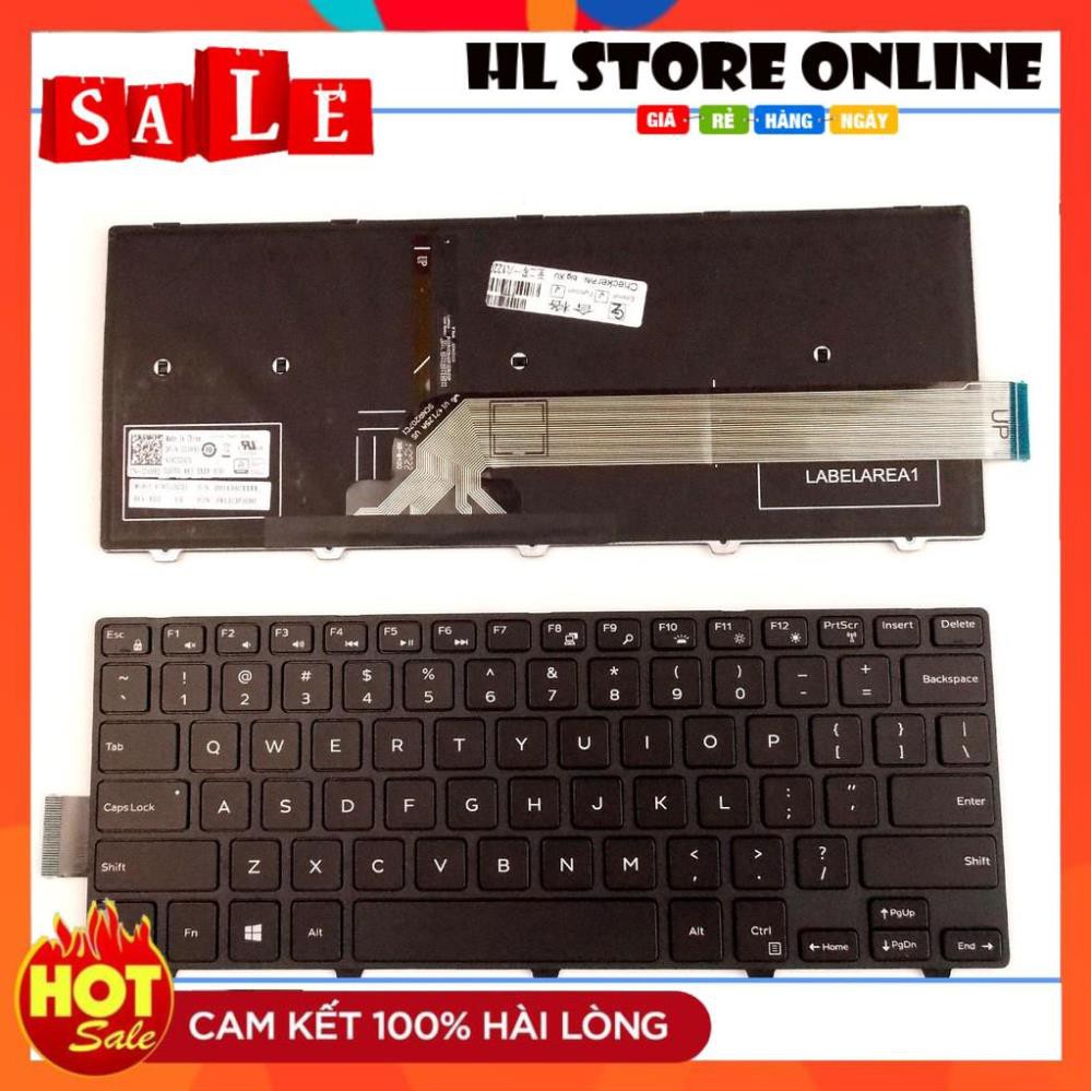 💖 Bàn Phím Laptop Dell Inspiron 14 3000 3441 3442 3443 3878 14 5000 5445 5442 5447 5448 CÓ ĐÈN – LOẠI TỐT