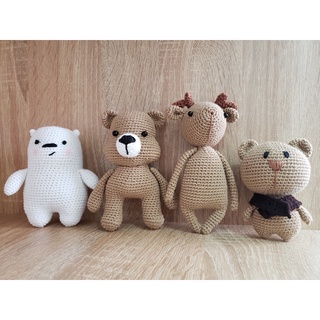 Gấu len sợi handmade