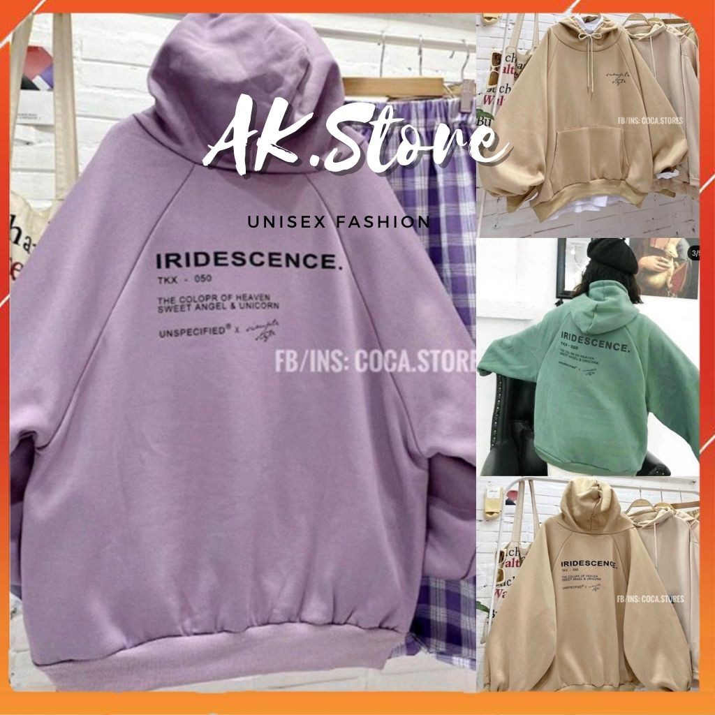 [Kèm Quà] ÁO HOODIE - ÁO KHOÁC NỈ NGOẠI 3 Màu Siêu Hot (Ảnh Thật) - AK.STORE