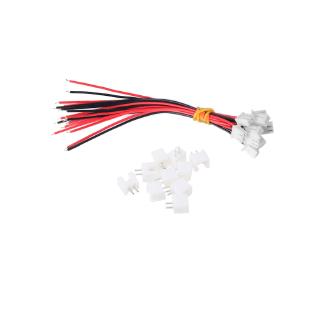 pop* 10 Sets JST XH 2.5-2 Pin Battery Connector Plug Female & Male with 120MM Wire