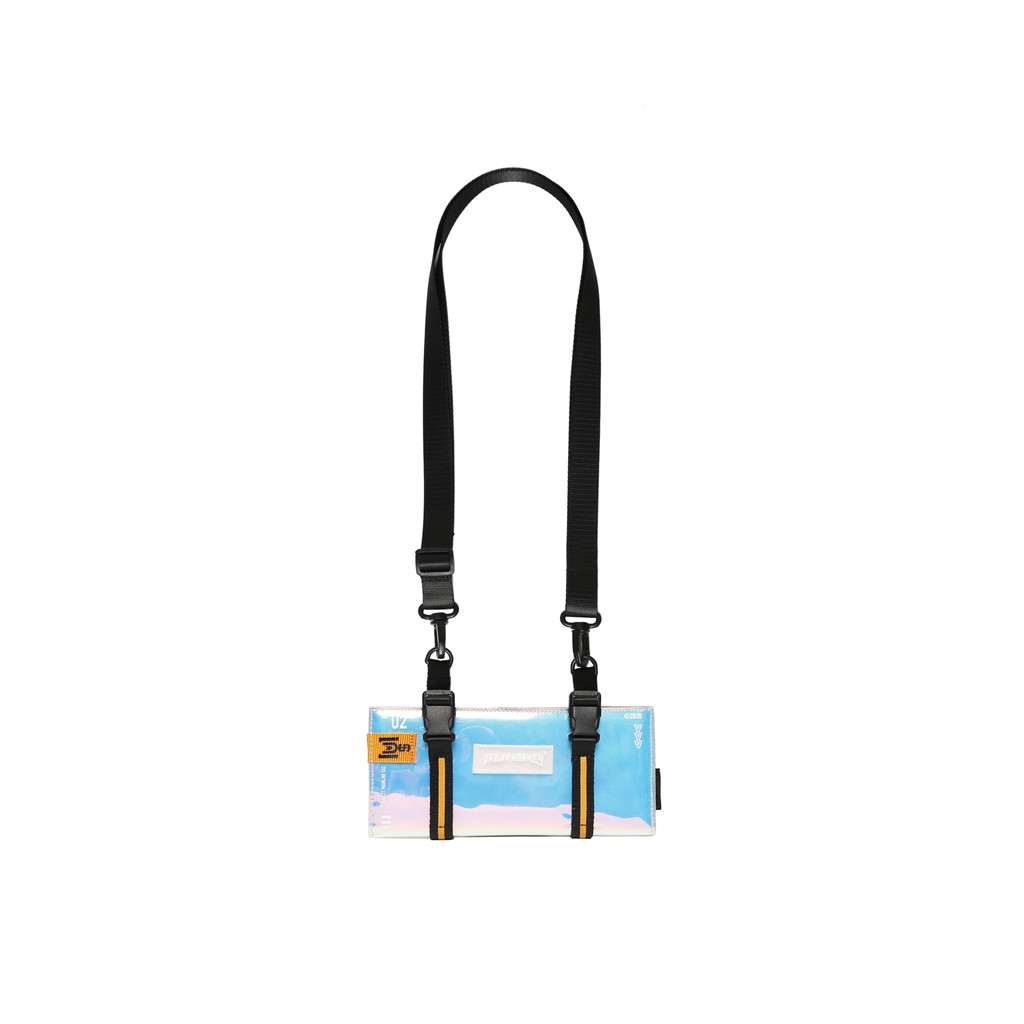 Ví Dài URBAN MONKEY PVC Trong Suốt Chống Nước Có Thể Đeo Chéo Hologram