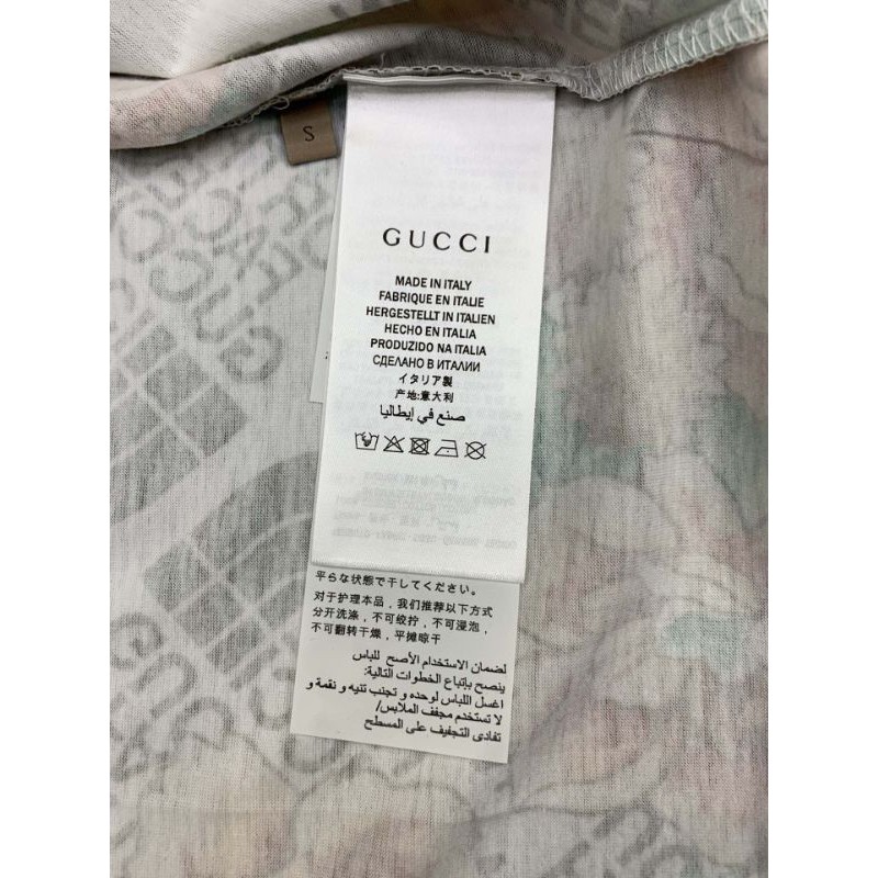 Áo phông cổ tròn GUCCI họa tiết hoa mẫu hè 2021GG