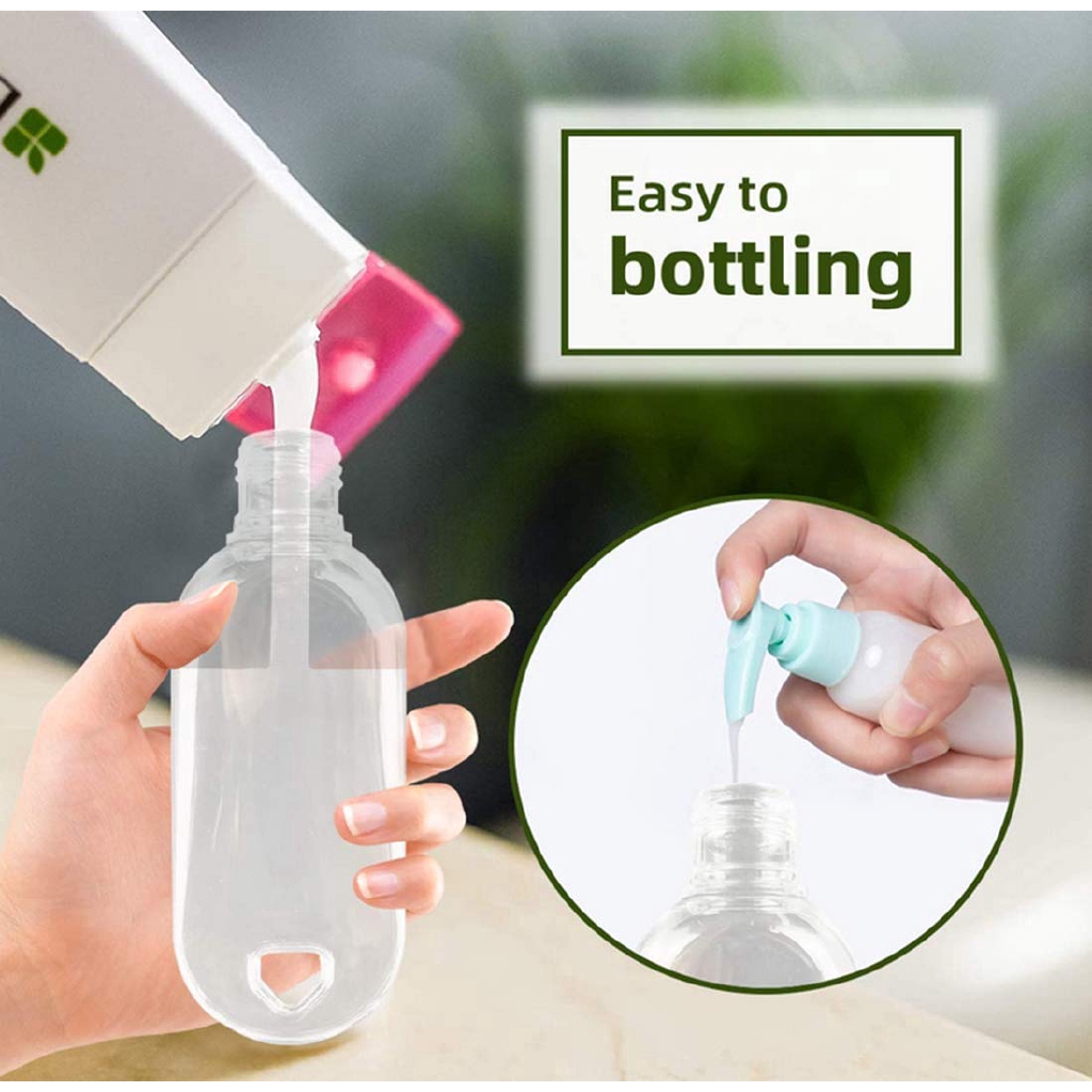 Lọ Rỗng Đựng Mỹ Phẩm Dạng Lỏng Có Móc Khóa Mang Đi Du Lịch Tiện Dụng