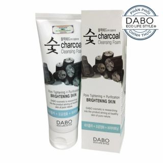 Sữa rửa mặt than hoạt tính Dabo Charcoal Cleansing Foam 150ml
