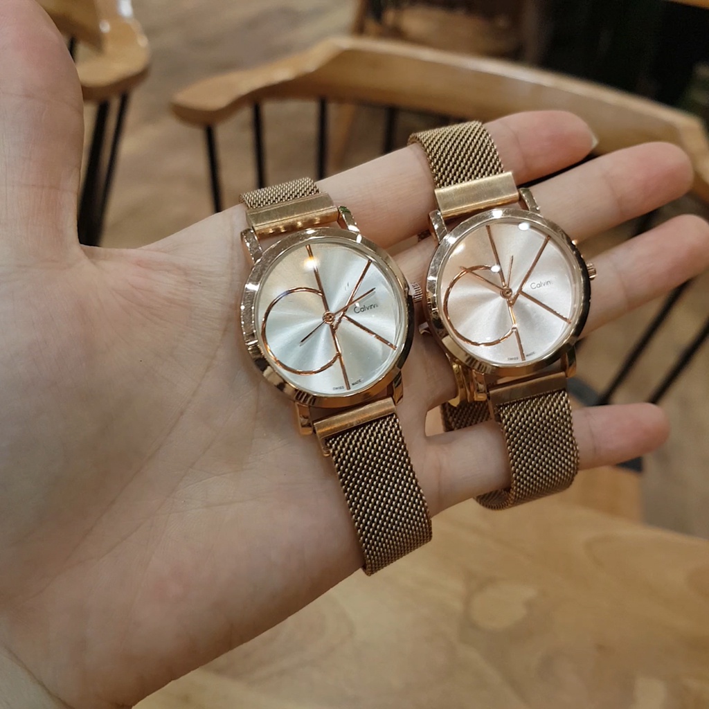 Đồng hồ nữ GK dây nam châm vàng hồng mặt đơn giản chống nước chính hãng Tony Watch 68