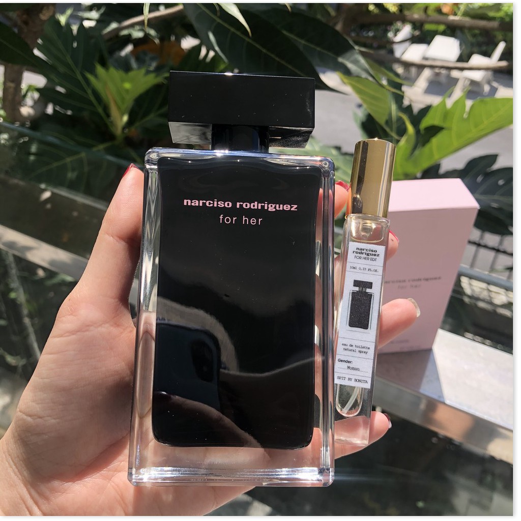 [Mã chiết khấu giảm giá mỹ phẩm sỉ chính hãng] [CHUẨN AUTH - Mẫu thử 10ml] Nước Hoa Narciso Rodriguez for Her EDT Màu Đe