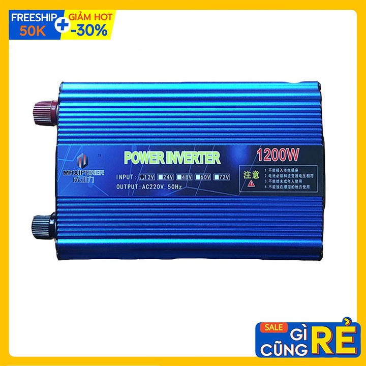 Bộ kích điện ắc quy 24V lên 220V Inverter 1200W