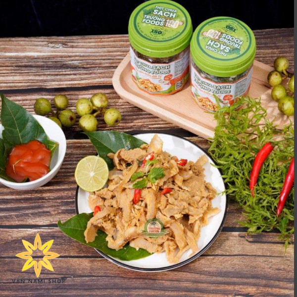 Thịt Chua Vị Tỏi Ớt Trường Foods Đặc Sản Thanh Sơn Phú Thọ Hộp 250 Gram | BigBuy360 - bigbuy360.vn