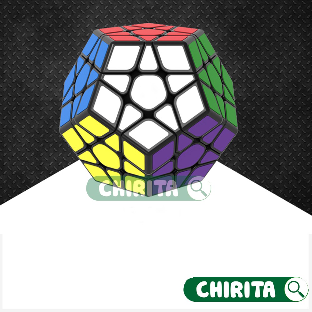 Rubik MEGAMINX 3x3x3 Viền Đen Cao Cấp Dòng Xoay Tốc Độ - Rubik 12 Mặt, Đồ Chơi Trí Tuệ Cho Bé, Đồ Chơi Trẻ Em CHIRITA