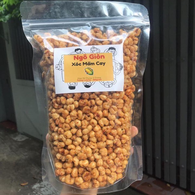 Ngô giòn xóc mắm cay 500g