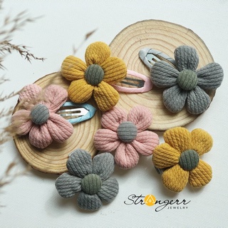 Kẹp tóc cho bé gái hoa handmade, phong cách Hàn Quốc - Phụ kiện thời trang STRANGERR
