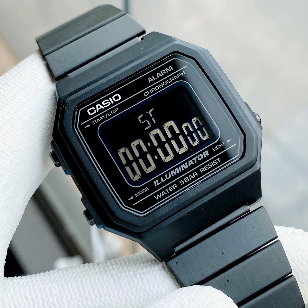 (Ảnh thật) Đồng hồ đôi Casio B650 và B640 Black - Chinh hãng