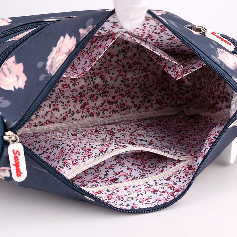 Túi Đeo Vai Bằng Vải In Họa Tiết Nhiều Màu Sắc Phong Cách Mới Cho Nữ