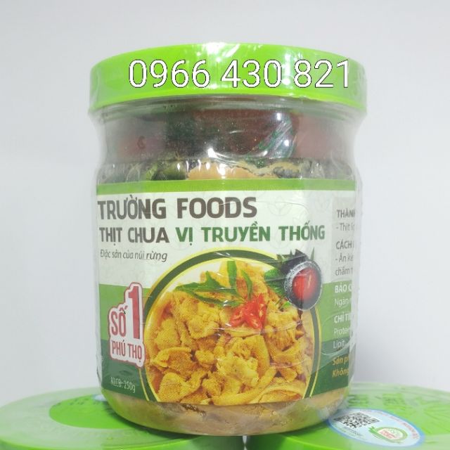 Vị truyền thống - Thịt Chua Trường Foods