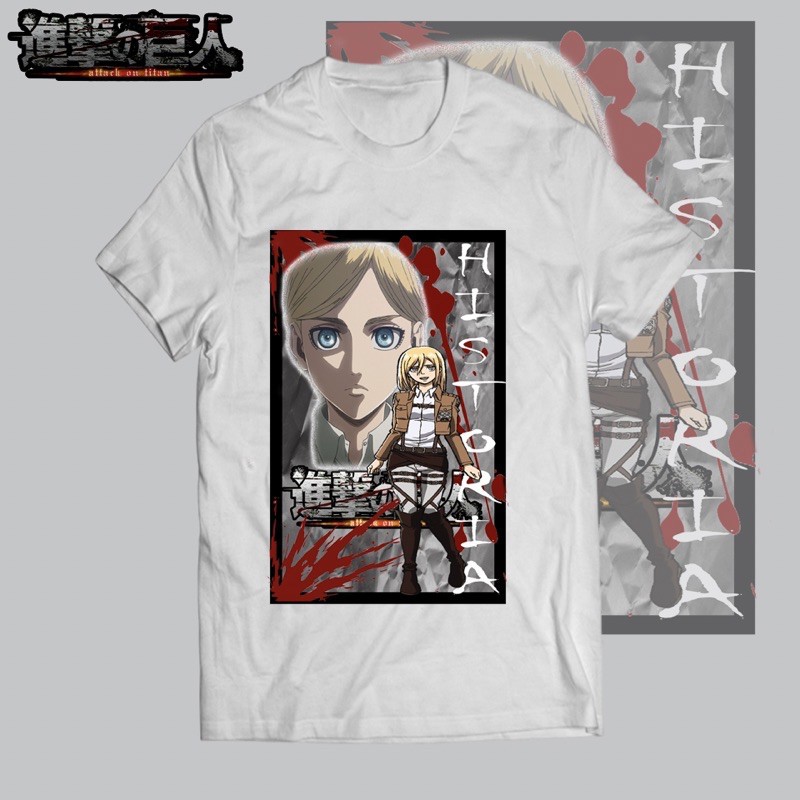 Áo thun Shingeki No Kyojin - Historia Anime Hoạt Hình cực chất giá rẻ nhất
