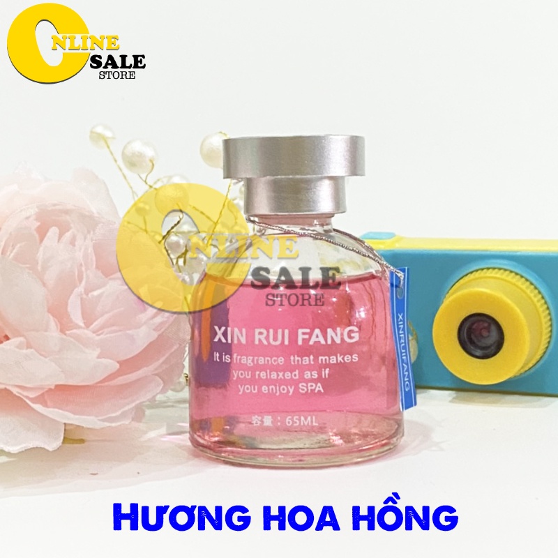 Tinh dầu thơm phòng, xe hơi ôtô, tự khuếch tán thơm phòng ngủ, nhà tắm, khử mùi, hương thơm tự nhiên 65ml