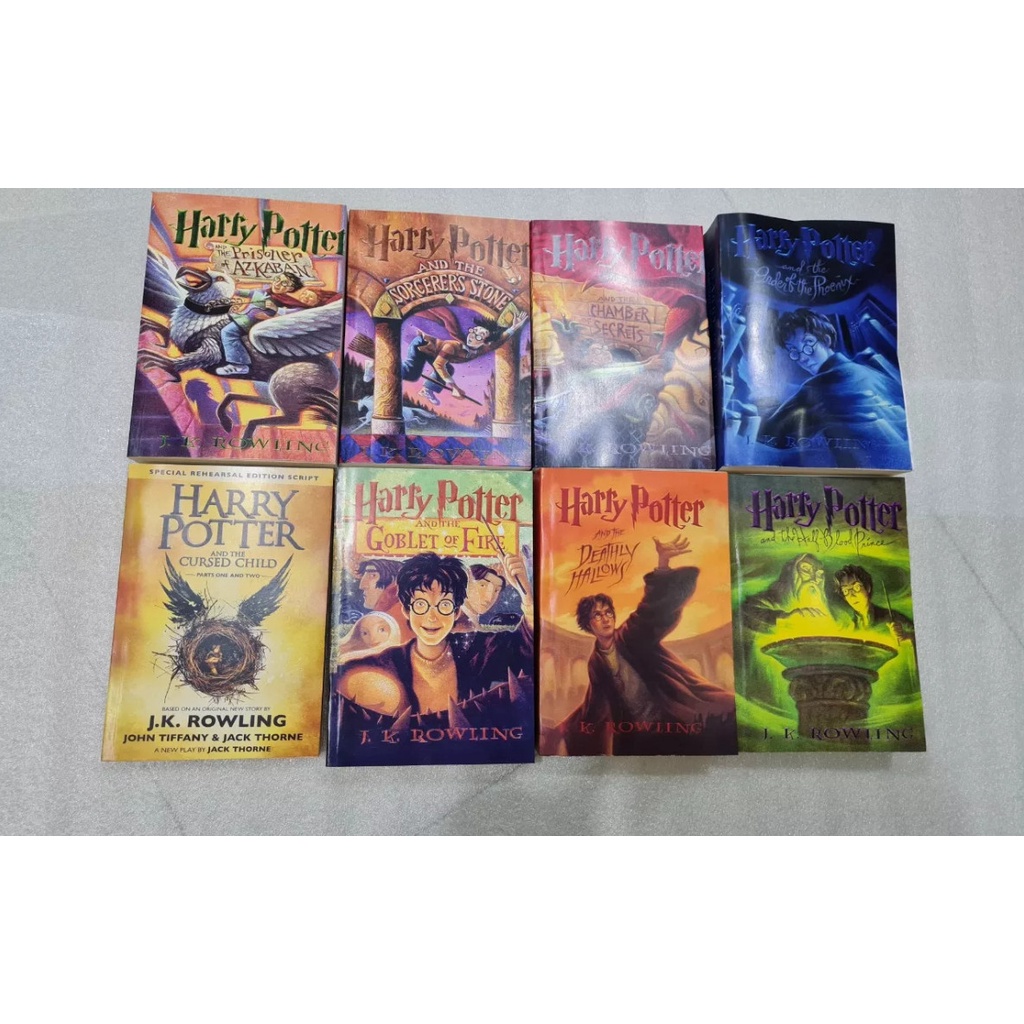 Combo 8q - Harry Potter (100% tiếng anh)