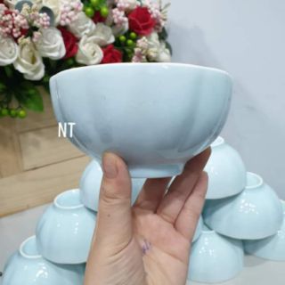 🍒🍒Combo 10 Chén sứ  hoa màu xanh pastel