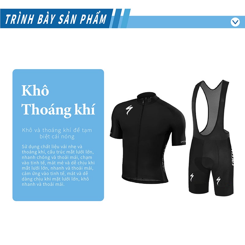 Set Áo Và Quần Đua Xe Đạp Thấm Hút Nhanh Siêu Mềm Cao Cấp