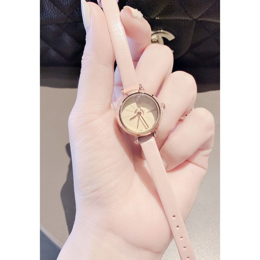 Đồng hồ nữ JA-979C Julius Hàn Quốc dây da