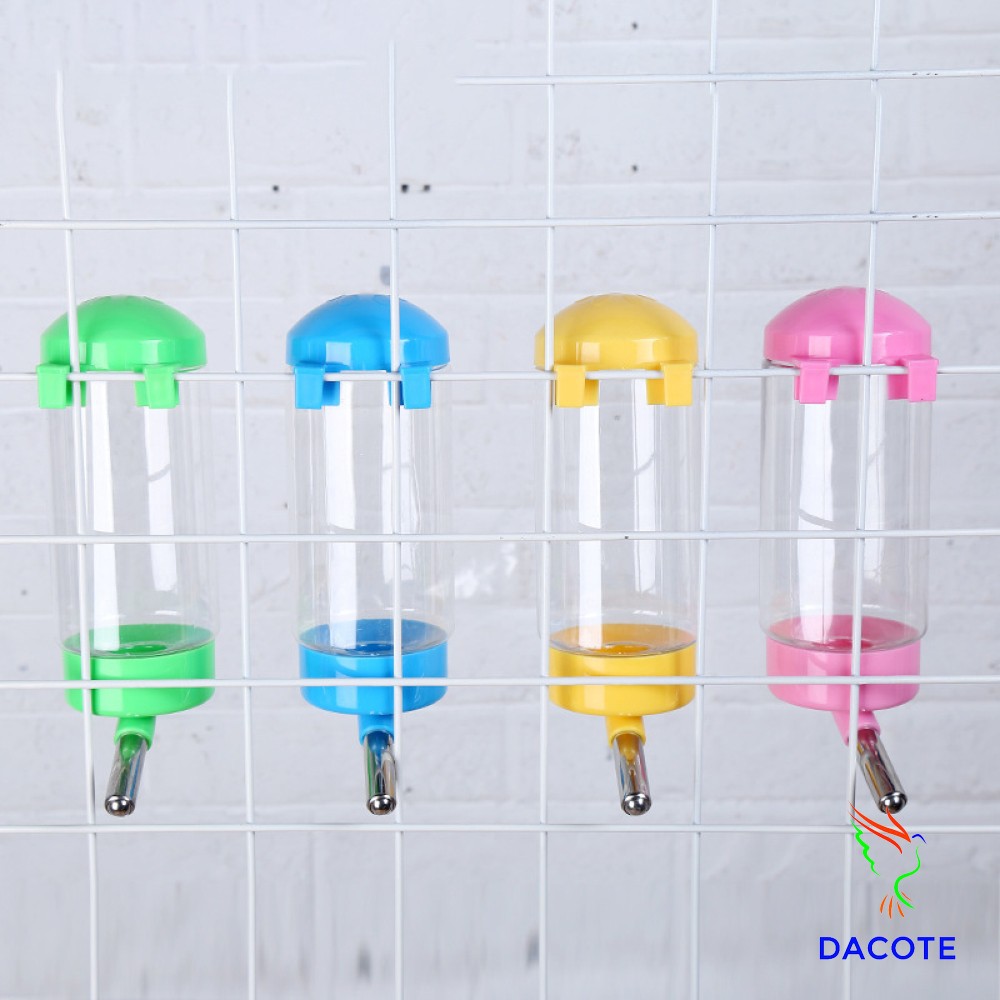 Bình nước cho chó mèo tự động gắn chuồng DACOTE loại 400ml tiện lợi