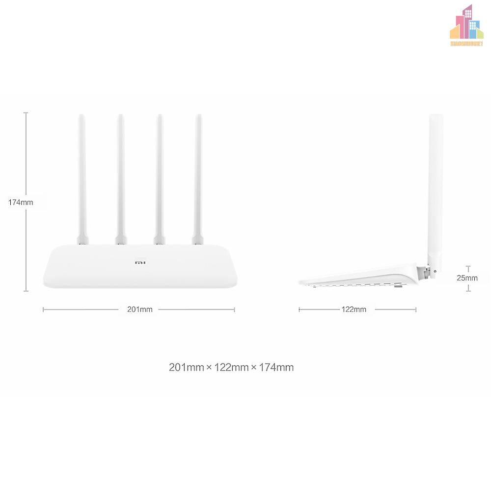 Thiết Bị Phát Wifi 4 Ăng Ten Điều Khiển Từ Xa Mi 4a Gigabit 2.4ghz 5ghz 1167mbps 128mb Ddr3 | BigBuy360 - bigbuy360.vn