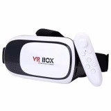 Kính thực tế ảo VR Box phiên bản 2 (Trắng) + Tặng 1 tay cầm chơi game bluetooth PKGT002