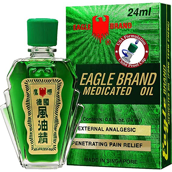 Dầu gió xanh Mỹ hiệu Con Ó Eagle Brand (24ml)