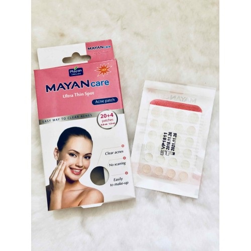 Miếng dán mụn Mayan Care 0.8cm x 20 miếng