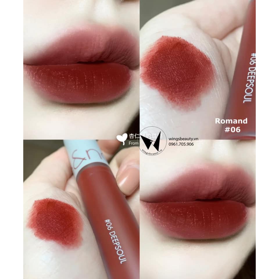 MUA 1 TẶNG 1 Sample - Son kem lì ROMAND Zero Velvet Tint | BigBuy360 - bigbuy360.vn
