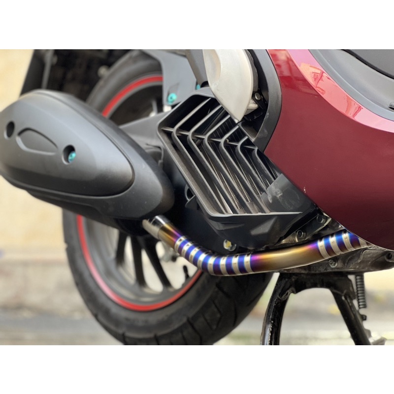 Đót nối  chống xì cho cổ pô titan inox 304 CNC size 27 & 32