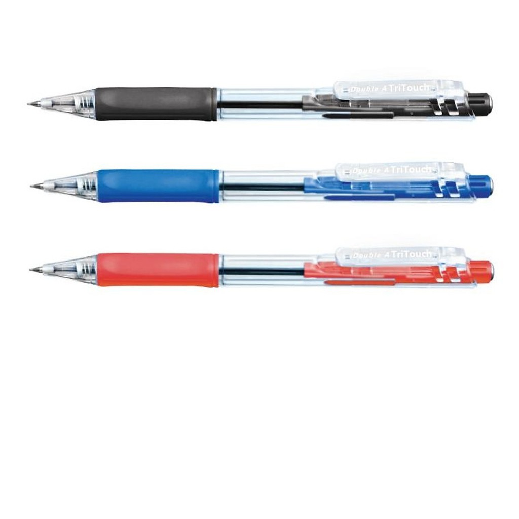 Bút bi Tri Touch Ball Pen 0.7mm Double A  màu xanh