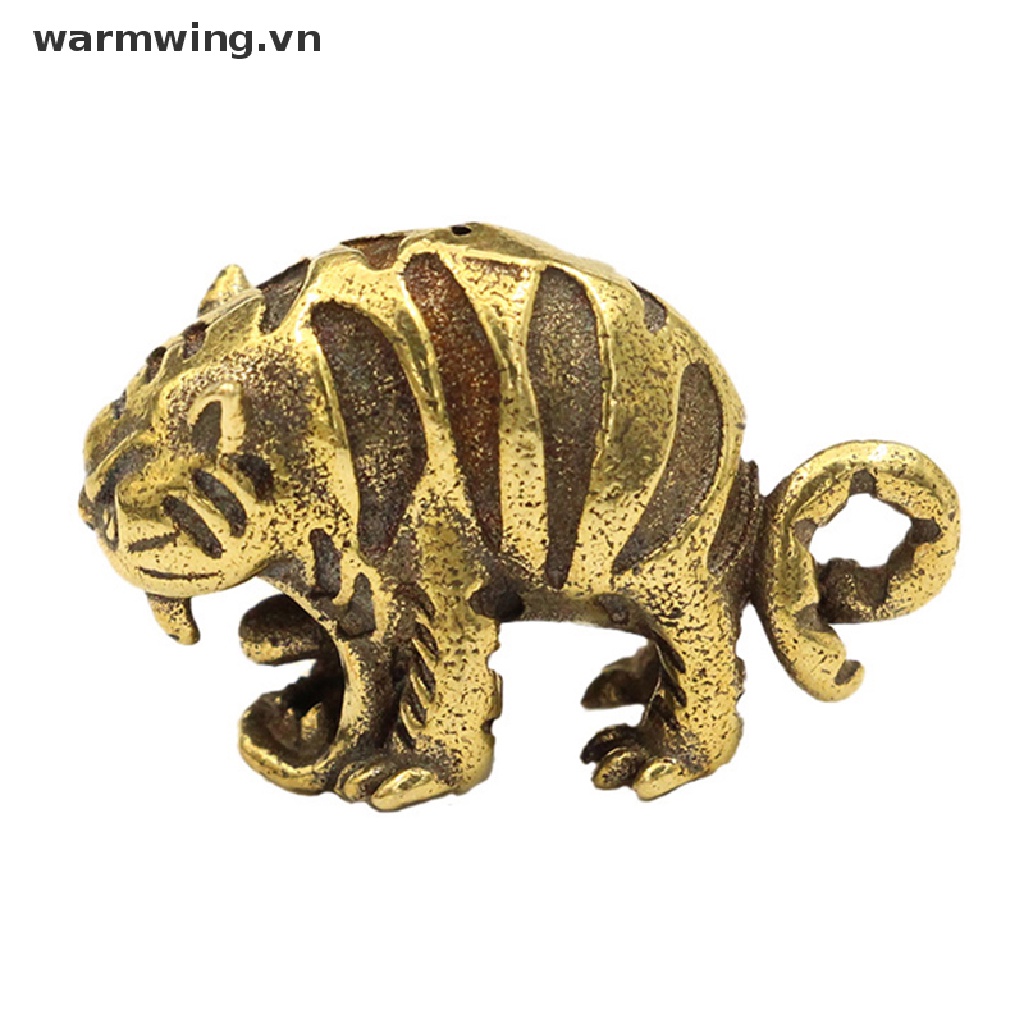 Móc Khóa Hình Chú Hổ Bằng Đồng Thau Dễ Thương