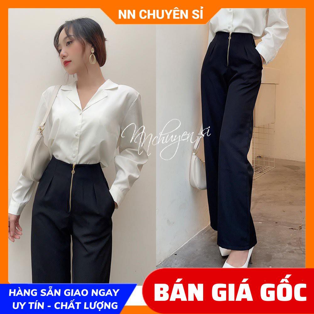 Quần tây có size đến 55kg ⚡Hàng đẹp⚡Ảnh thật⚡ Quần tây ống suông TS373 ⚡ Quần công sở nữ