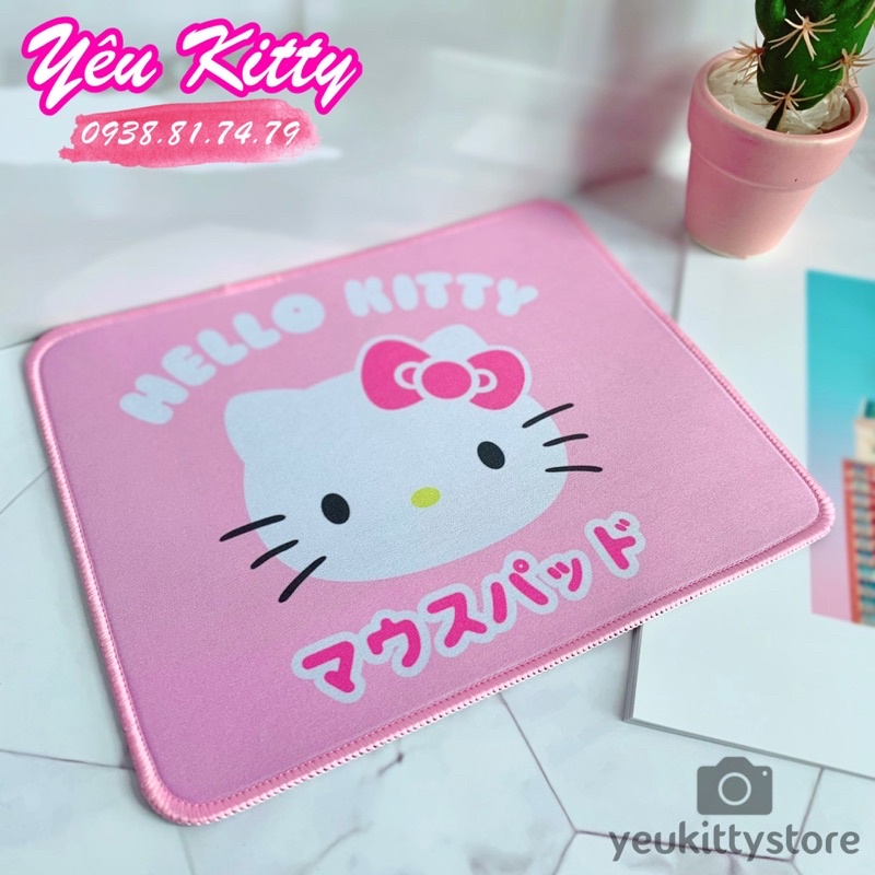 LÓT CHUỘT HELLO KITTY DORAEMON